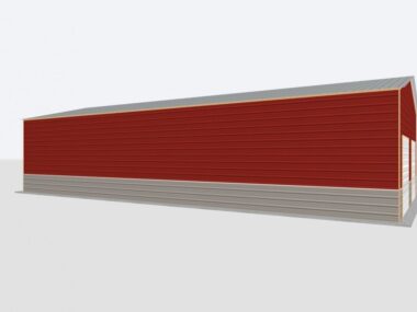 Keen's Buildings, 26x65x12 Metal Garage/Workshop Installed, KBG-1G266512-1D1W