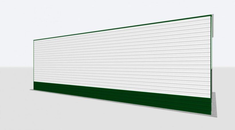Keen'S Buildings, 26X65X18 Metal Garage/Workshop Installed, Kbg-1G266518-1D1W