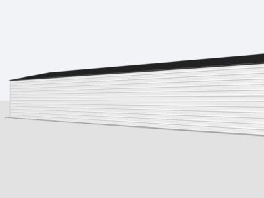 Keen's Buildings, 26x70x10 Metal Garage, KBG-1G267010-1D1W