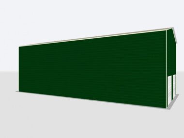 Keen's Buildings, 26x45x20 2-Car Metal Garage, KBG-2G264520-1D1W