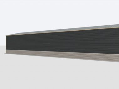 Keen's Buildings, 26x80x14 2-Car Metal Garage, KBG-2G268014-1D1W