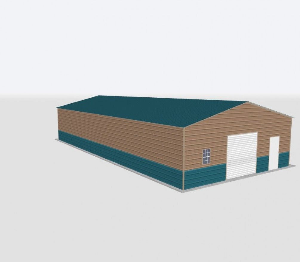 28X90X10 Metal Garage 28X90X10 Metal Garage Keen'S Buildings, 28X90X10 Metal Garage, Kbg-1G289010-1D1W