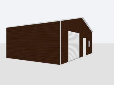 Keen's Buildings, 30x20x10 Metal Garage, KBG-1G302010-1D1W