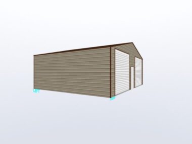 Keen's Buildings, 30x35x10 Metal Garage/Workshop Installed, KBG-2G303510-1D2W