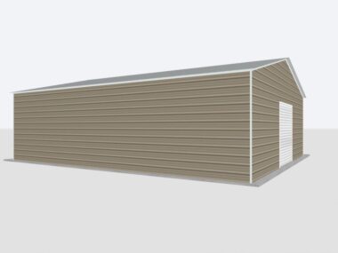 Keen's Buildings, 30x40x10 Metal Garage, KBG-1G304010-1D1W