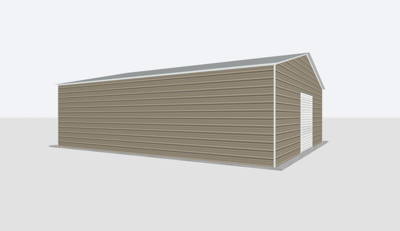 30X40X10 Metal Garage 30X40X10 Metal Garage Keen'S Buildings, 30X40X10 Metal Garage, Kbg-1G304010-1D1W