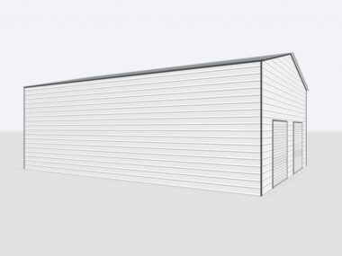 Keen's Buildings, 30x50x14 Metal Garage/Workshop Installed, KBG-1G305014-1D1W