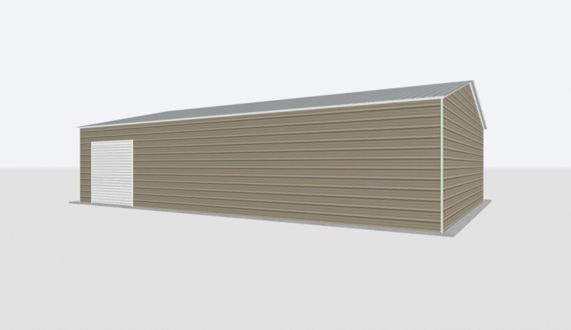 Keen'S Buildings, 30X45X10 2-Car Metal Garage, Kbg-2G304510-1D1W