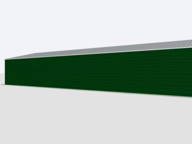 Keen's Buildings, 30x100x10 Metal Garage, KBG-1G3010010-1D1W