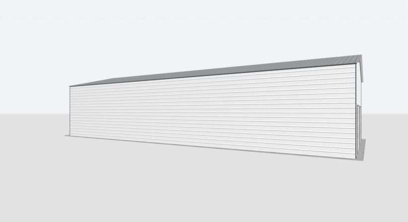 Keen'S Buildings, 30X80X14 Metal Garage/Workshop Installed, Kbg-1G308014-1D1W