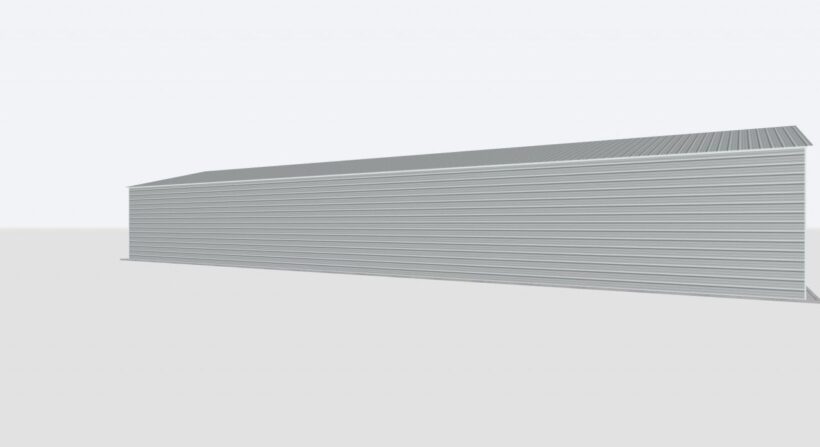 Keen'S Buildings, 30X90X16 Metal Garage/Workshop Installed, Kbg-1G309016-1D1W
