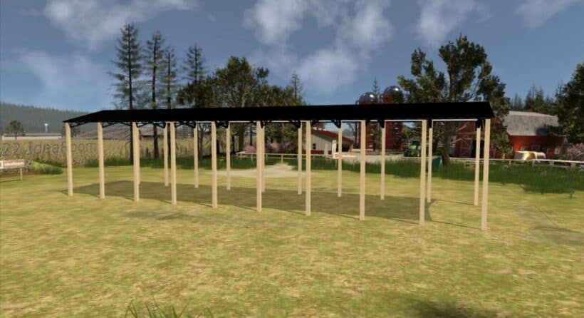 Keen'S Buildings, 24' X 90' X 16' Open Pole Barn Installed, Kpb-249016-Op