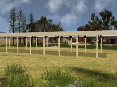 Keen's Buildings, 30' x 100' x 14' Open Pole Barn Installed, KPB-3010014-OP