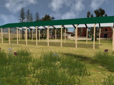 Keen's Buildings, 40' x 120' x 16' Open Pole Barn Installed, KPB-4012016-OP