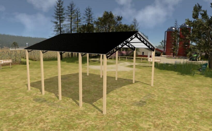 Keen'S Buildings, 40' X 40' X 16' Open Pole Barn Installed, Kpb-404016-Op