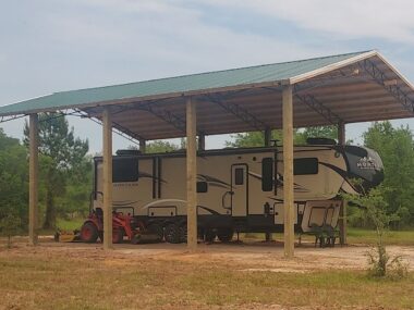 Keen's Buildings, 30x48x16 DIY Pole Barn Kit, KBP-304816-0L-OP-KT