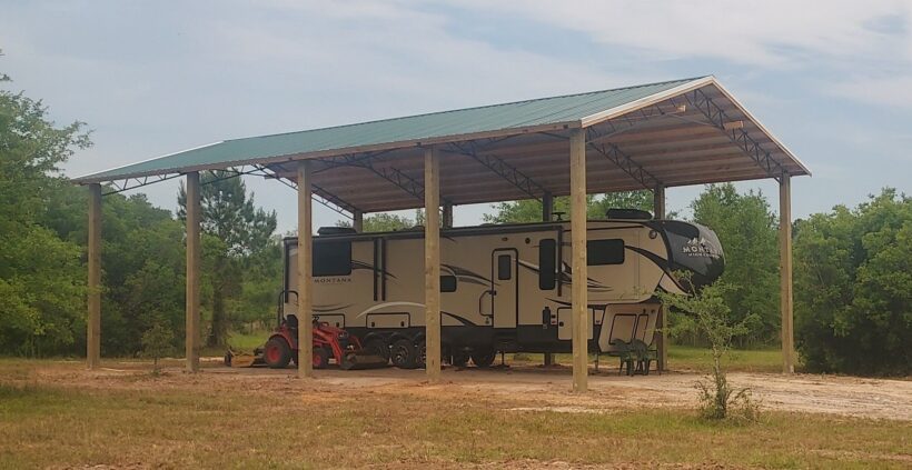 Keen'S Buildings, 30X48X16 Pole Barn Installed, Kbp-304816-0L-Op