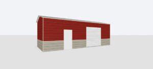 12x30x10 Metal Garage