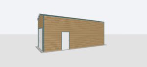 12x30x12 Metal Garage