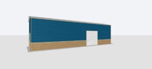 12x45x12 Metal Garage
