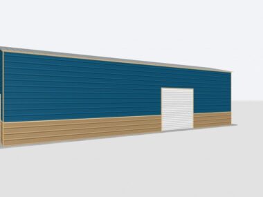 Keen's Buildings, 12x45x12 Metal Garage, KBG-1G124512-1D1W