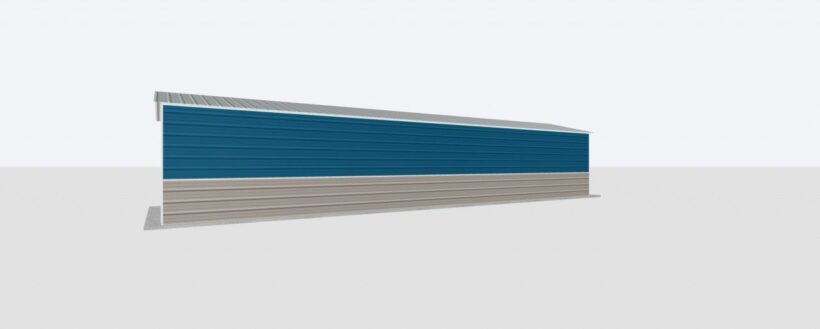 Keen'S Buildings, 12X45X8 Metal Garage, Kbg-1G124508-1D1W