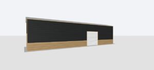 12x50x12 Metal Garage