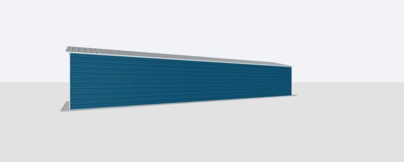 Keen'S Buildings, 12X50X8 Metal Garage, Kbg-1G125008-1D1W