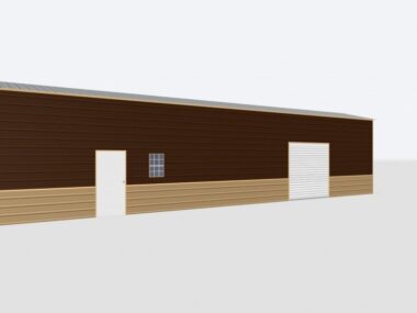 12x55x12 Metal Garage