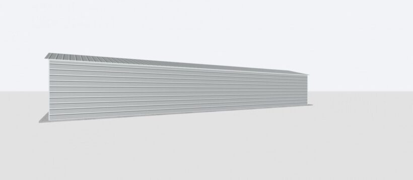 Keen'S Buildings, 12X55X8 Metal Garage, Kbg-1G125508-1D1W
