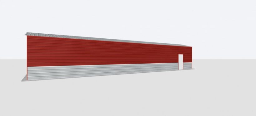 Keen'S Buildings, 12X60X10 Metal Garage, Kbg-1G126010-1D1W