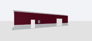 12x60x12 Metal Garage