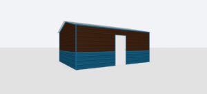14x20x8 Metal Garage