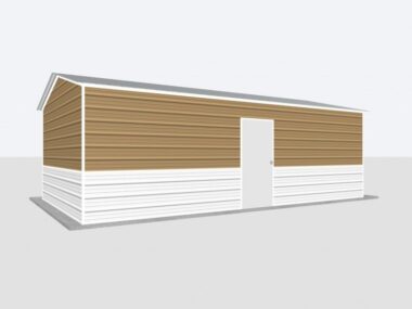 14x25x8 Metal Garage