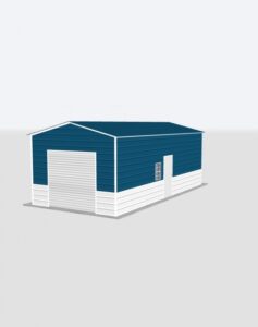 14x30x10 Metal Garage
