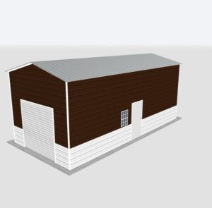 14x35x12 Metal Garage
