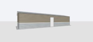 14x40x8 Metal Garage