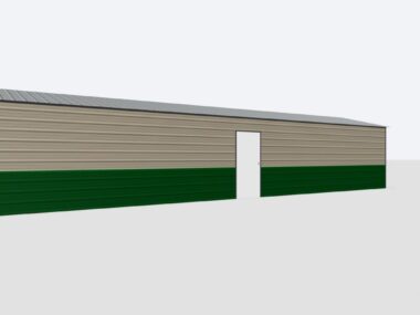Keen's Buildings, 14x45x8 Metal Garage, KBG-1G144508-1D1W