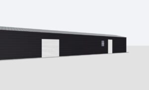 14x55x8 Metal Garage
