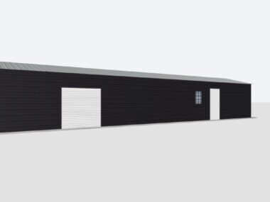 Keen's Buildings, 14x55x8 Metal Garage, KBG-1G145508-1D1W