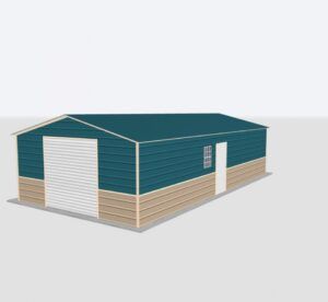 18x25x8 Metal Garage
