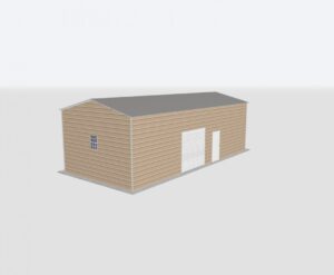 18x40x12 Metal Garage