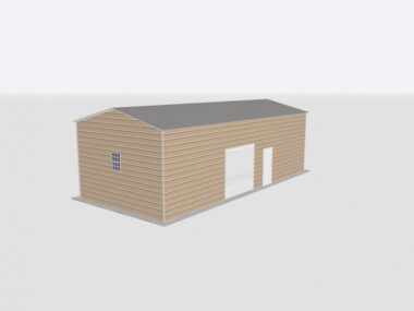 18x40x12 Metal Garage