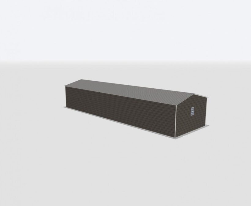 Keen'S Buildings, 18X60X10 Metal Garage, Kbg-1G186010-1D1W