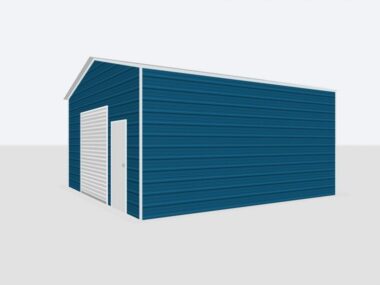 Keen's Buildings, 20x25x10 Metal Garage, KBG-1G202510-1D1W