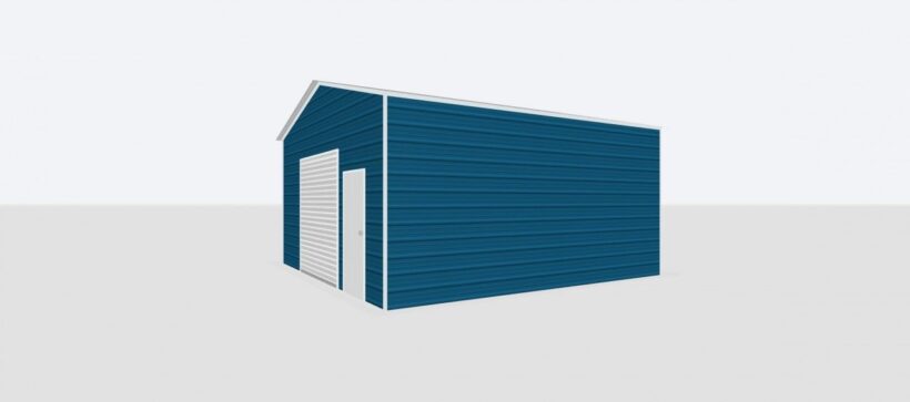 Keen'S Buildings, 20X20X10 Metal Garage, Kbg-1G202010-1D1W