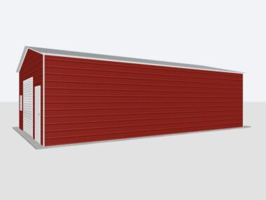 Keen's Buildings, 20x40x8 Metal Garage, KBG-1G204008-1D1W