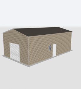 20x35x12 Metal Garage