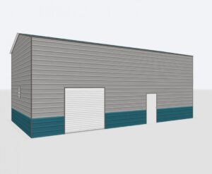 20x40x16 Metal Garage