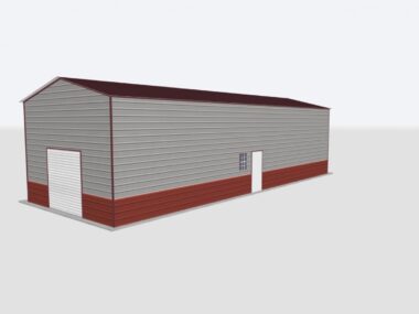 Keen's Buildings, 20x60x14 Metal Garage, KBG-1G206014-1D1W